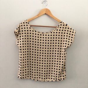 Short Sleeve Print Top